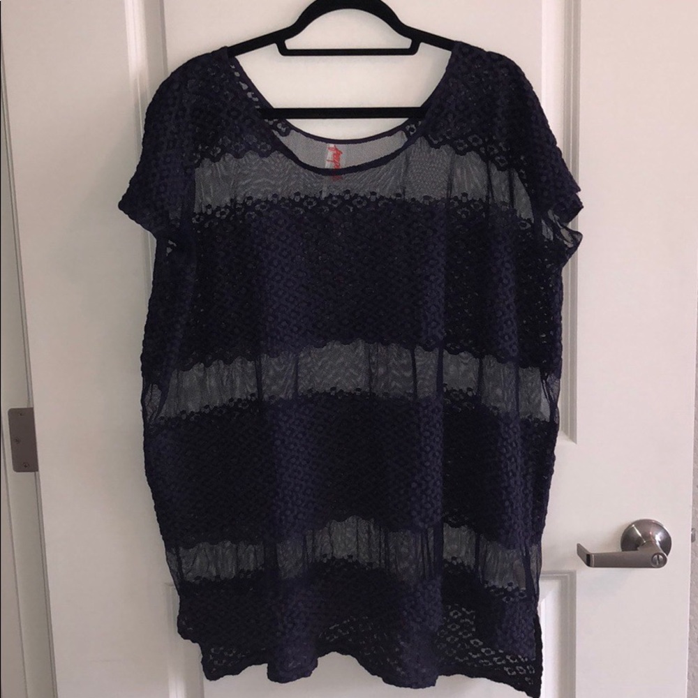 Free People mesh tunic